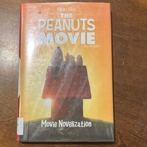 Blue Sky The Peanuts Movie Novelization - Orange and Red Cover